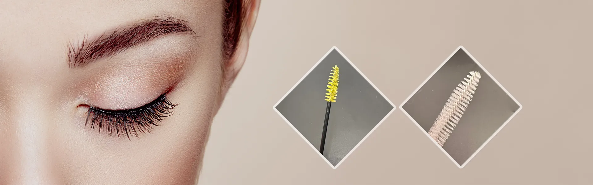 Cepillo desechable para cejas