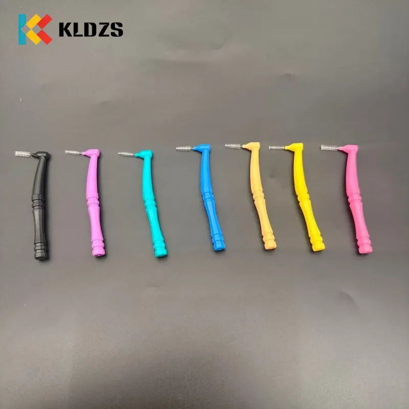 Cepillo interdental en forma de articulación de bambú