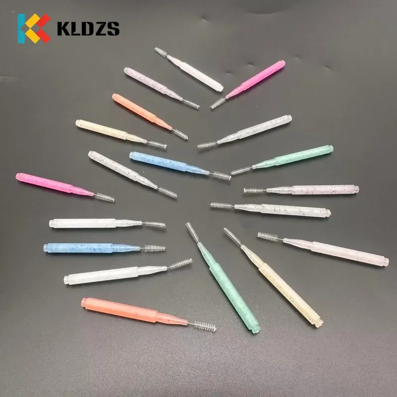 Cepillo interdental de cristal hexagonal